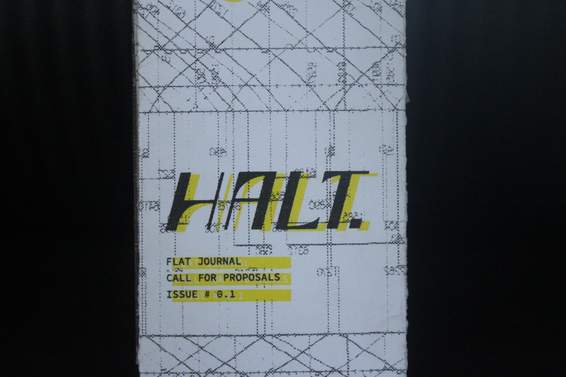 Halt Flat Journal