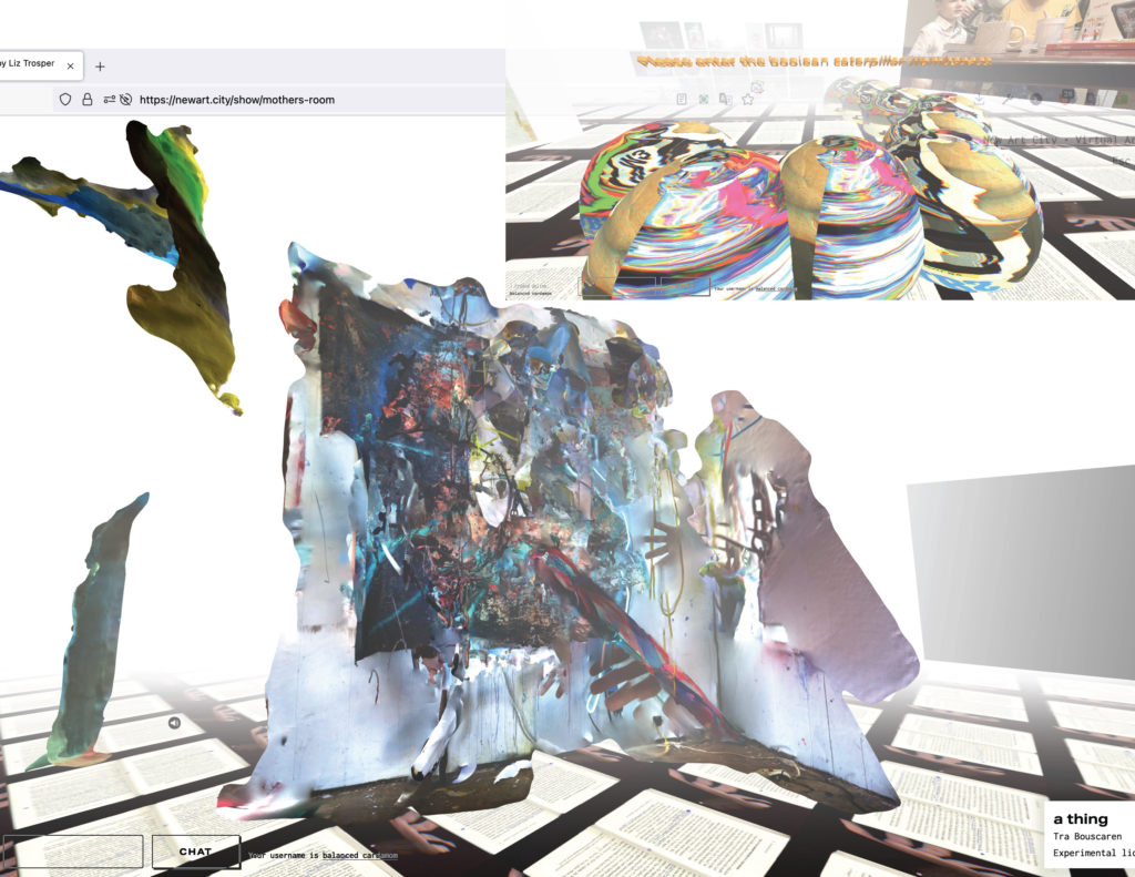 Screenshot of virtual 3D scanned sculpture